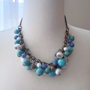 🎀 5/$25 Vintage bauble statement necklace